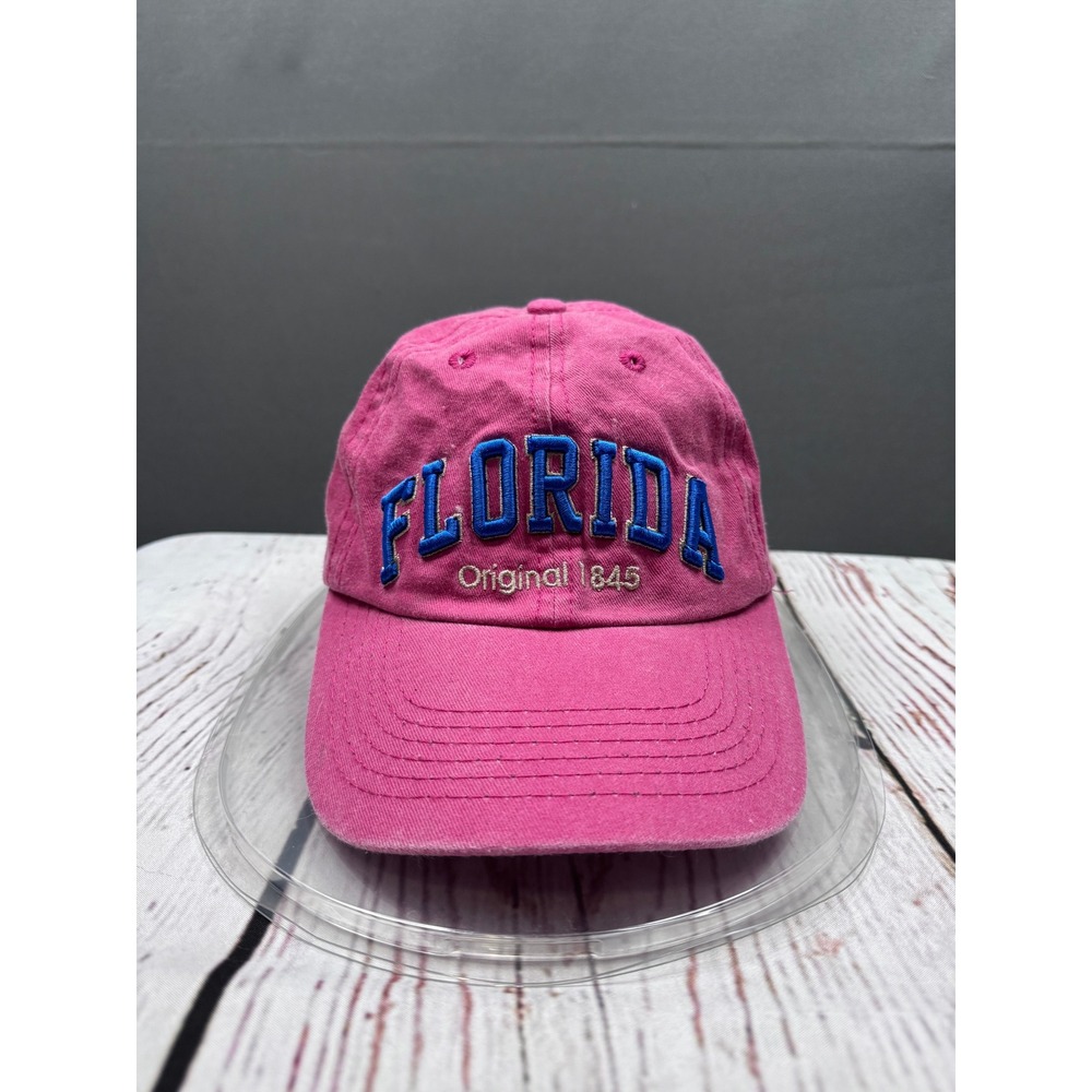 Florida Original 1845 Pink Embroidered‎ Baseball Cap Hat Womens